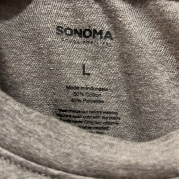 Sonoma Women’s Short Sleeve Grey Graphic Tee Power to the People Activist Top - Picture 4 of 6